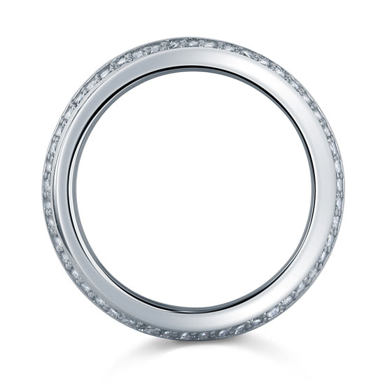 Men's Wedding Band Solid Sterling 925 Silver Ring