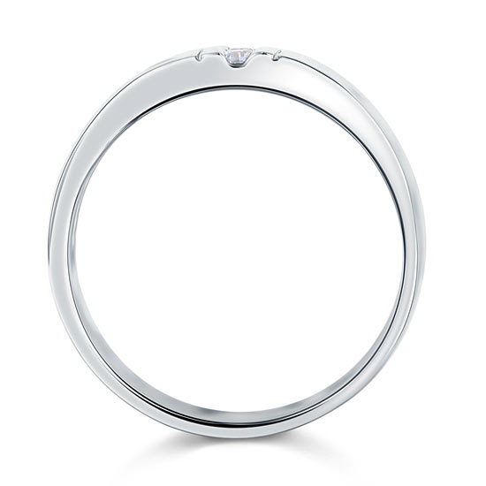 Men's Wedding Band Solid Sterling 925 Silver Ring