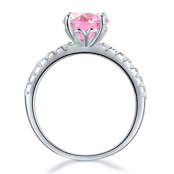 925 Sterling Silver Bridal Engagement Ring 2 Carat Simulated Diamond Jewelry