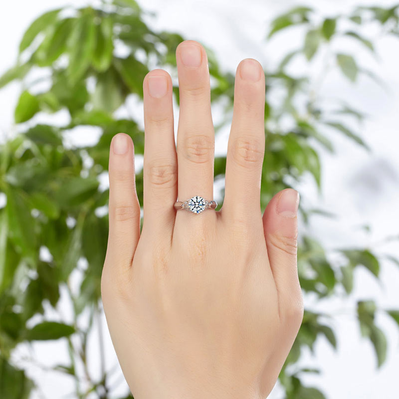 925 Sterling Silver Wedding Promise Anniversary Ring 1.25 Ct Simulated Diamond Jewelry