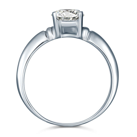 1.5 Carat Heart Cut Simulated Diamond Engagement Sterling 925 Silver Ring